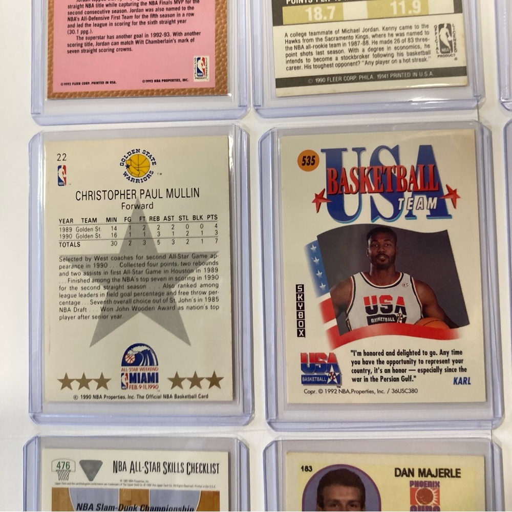 Late 80s - Early 90s Basketball Cards Lot 9 Cards Jordan Bogues Barkley & Others - Picture 14 of 16